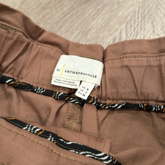 By Anthropologie Brown Utility High Waisted Pants - Picture 3 of 5
